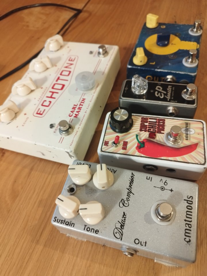 Echotone - EP Booster - Chili Picoso - Deluxe Compressor- Jam Tube dreamer+