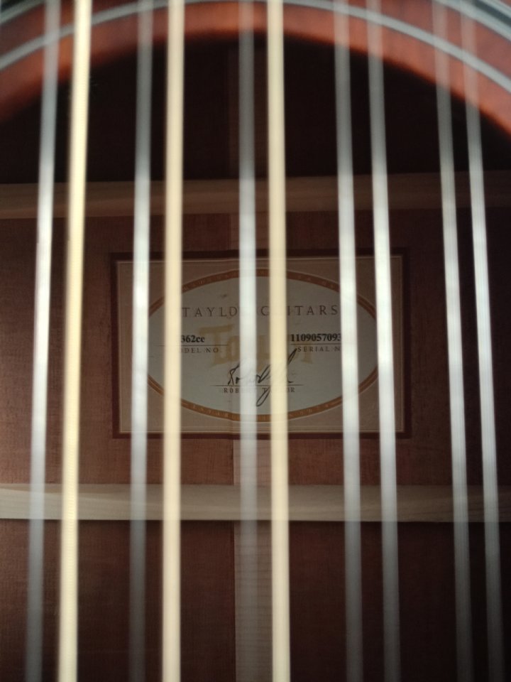 Guitarra acústica Taylor 362ce 12 cuerdas 12-fret de segunda mano · Foto 6 de 9 · Barcelona · 1500 €
