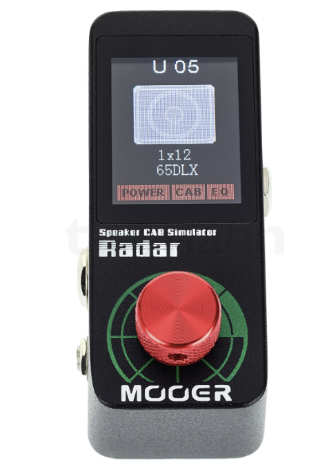 Pedal de simulación de altavoces y amplificadores Mooer Radar