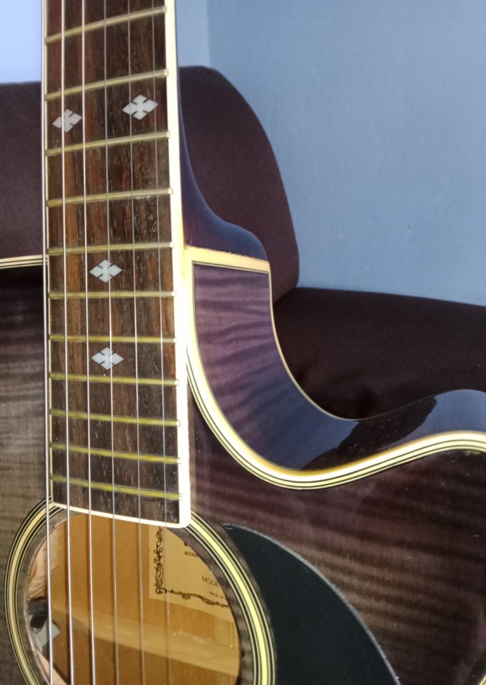 Guitarra Electroacústica Veracruz Mod. 755 TBK