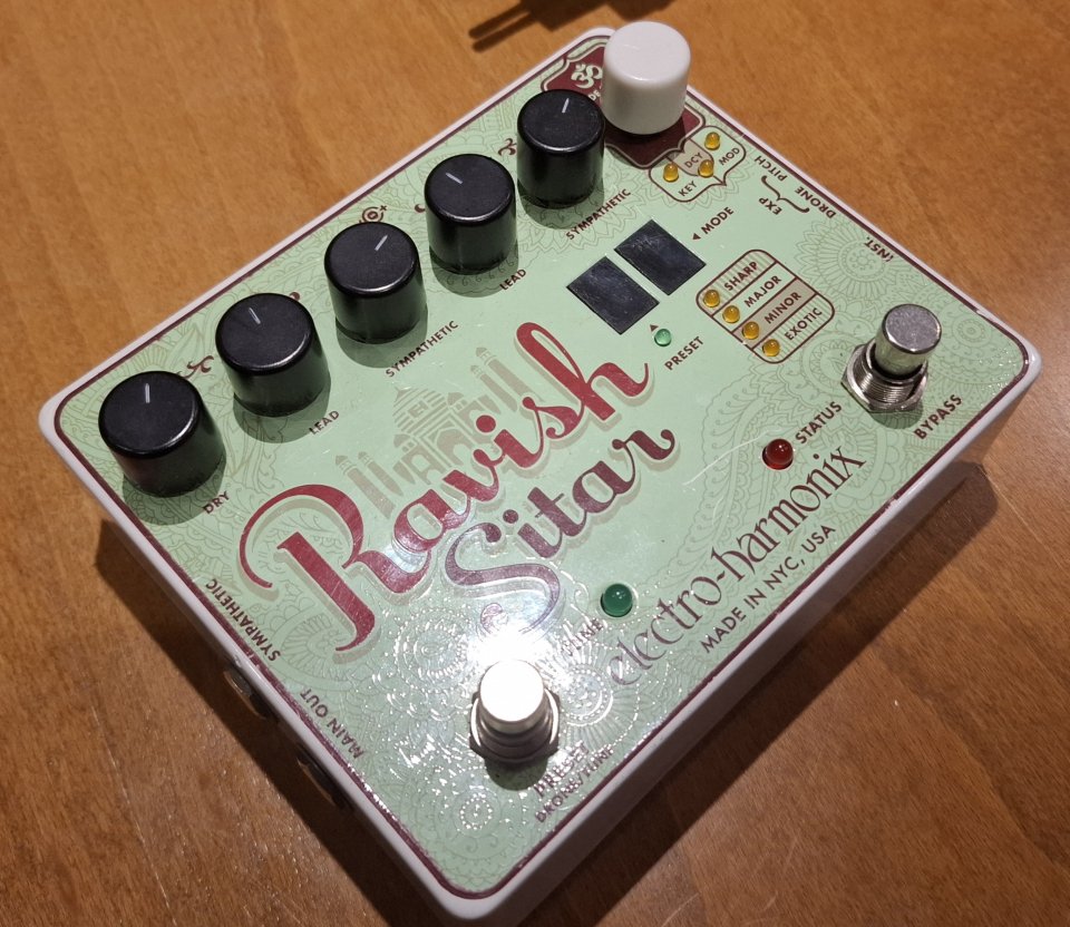 o cambio Electro-Harmonix Ravish Sitar