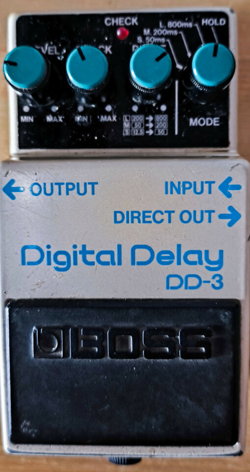 Vintage Boss DD3 Digital Delay made in Japan