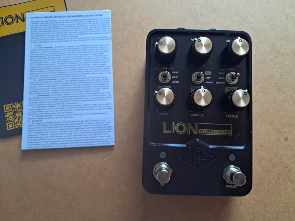 Universal Audio UAFX Lion 68 Super Lead Amp de segunda mano · Foto 1 de 4 · Navarra · 225 €