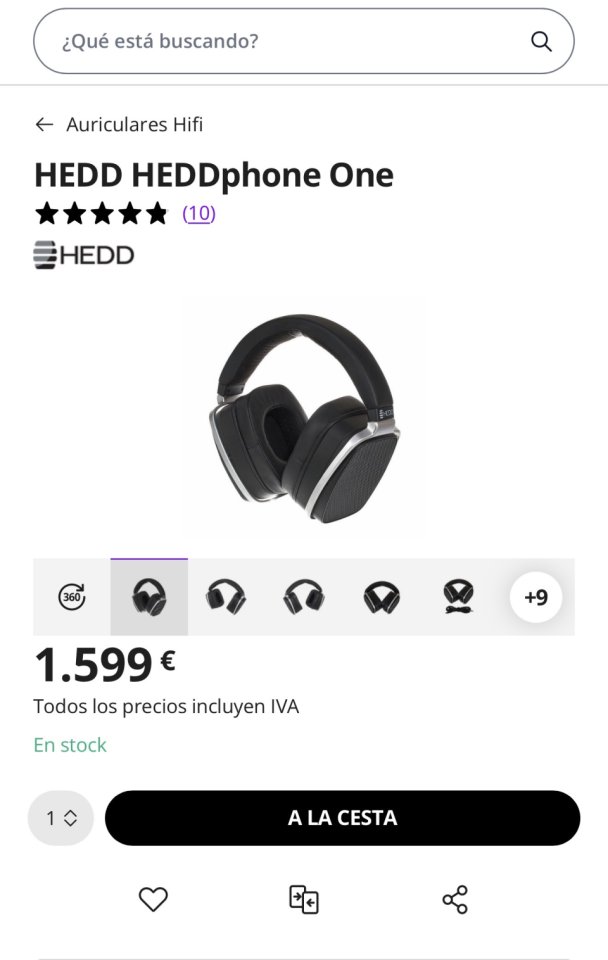Auriculares HEDDphones ONE de segunda mano · Foto 1 de 3 · Valencia · 1199 €