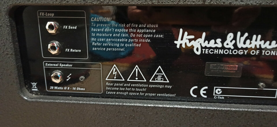 Combo válvulas hughes and kettner