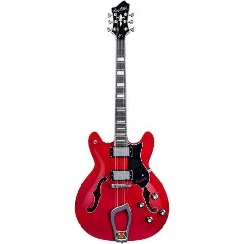 Hagstrom Viking wild transparent cherry con estuche original Hagstrom de segunda mano · A Coruña · 600 €