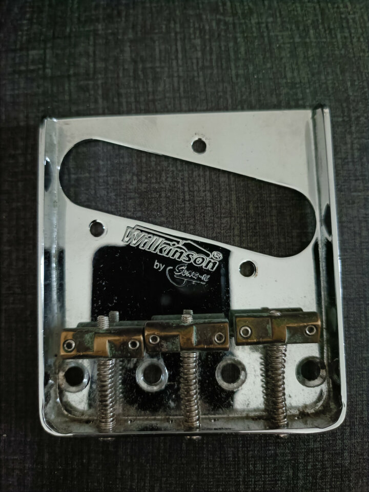 Puente Wilkinson vintage y placa completa telecaster