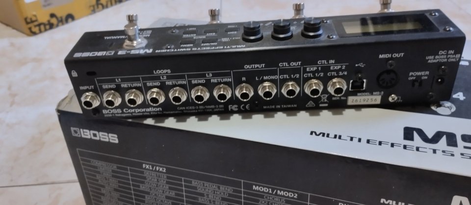 Boss ms3 switcher+multiedectos+relé+midi de segunda mano · Foto 2 de 5 · Cádiz · 300 €