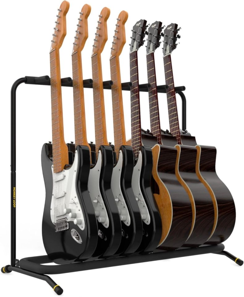 Stand Soporte Suelo 7 Guitarras o Bajos Monkey Loop