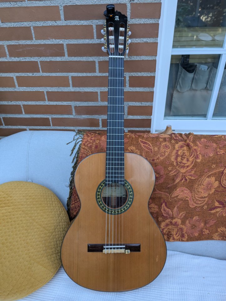 Guitarra Alhambra 5p con piezo firestone y bag