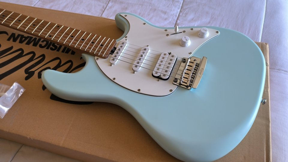 Sterling by Musicman Cutlass CT50 HSS Daphne Blue
