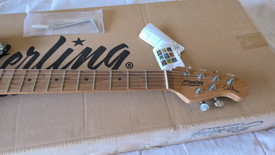 Sterling by Musicman Cutlass CT50 HSS Daphne Blue