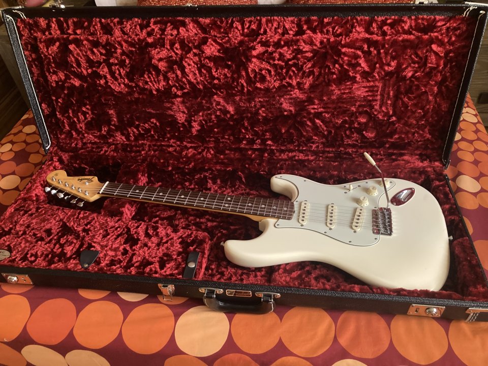 Fender Stratocaster American Original 60s en color Olympic White (OW)