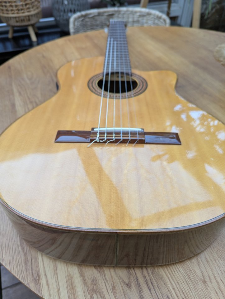 Antigua casa Núñez concierto especial cutaway preamp case