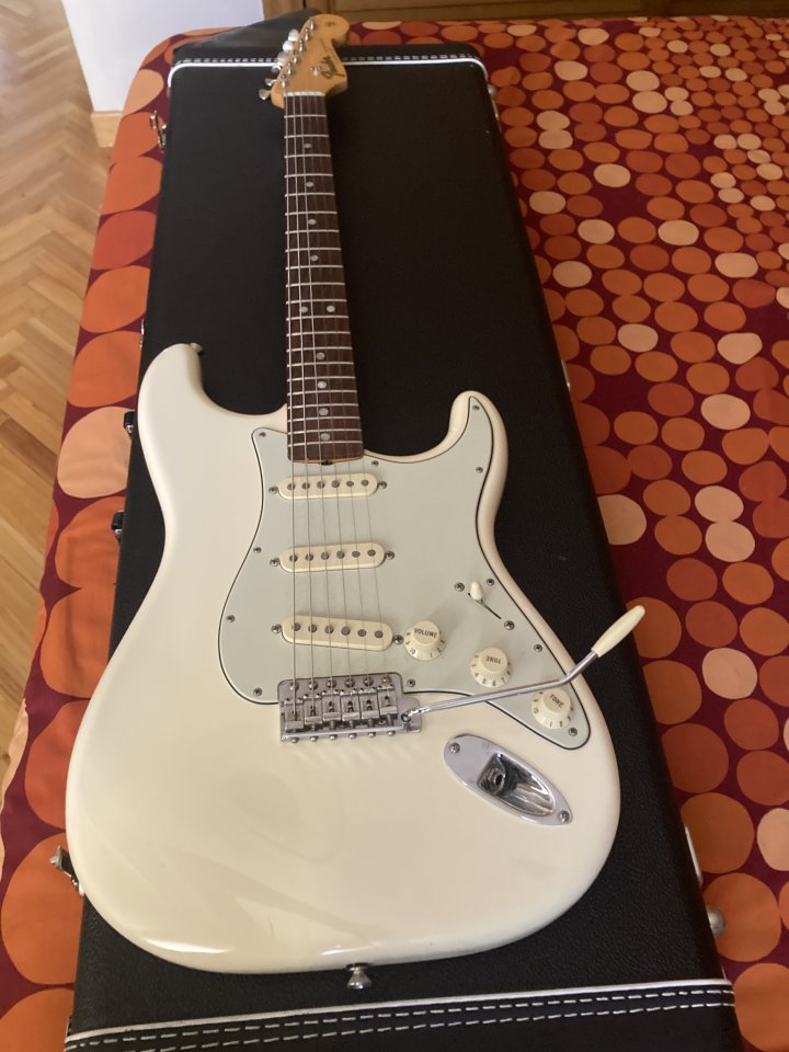 Fender Stratocaster American Original 60s en color Olympic White (OW)