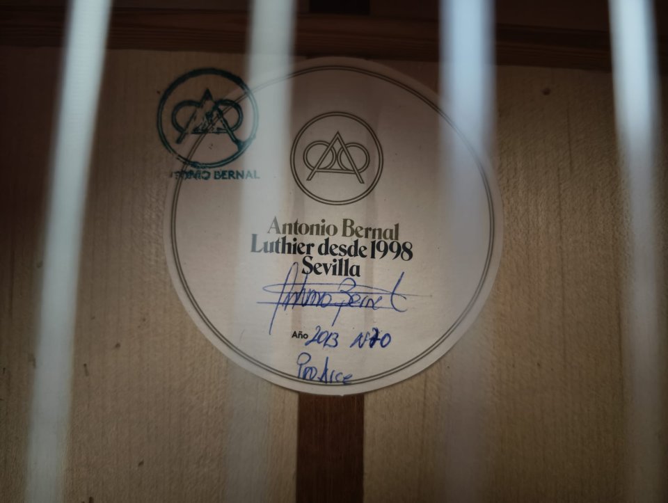 Guitarra flamenca Antonio Bernal