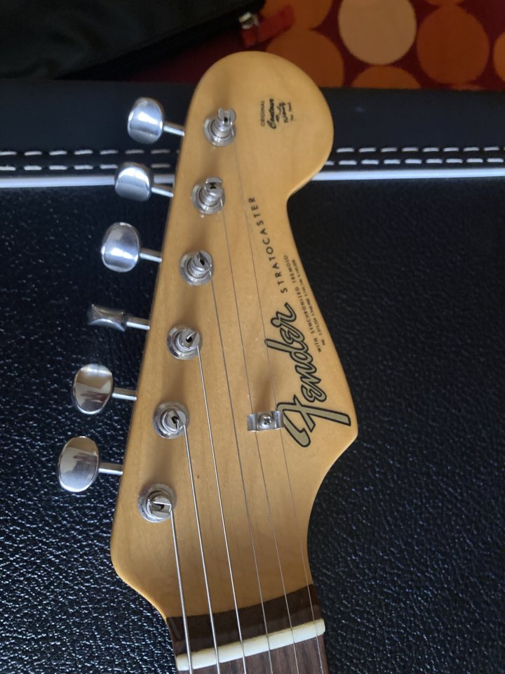 Fender Stratocaster American Original 60s en color Olympic White (OW)