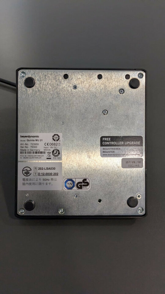 Sistema de conferencias inalámbrico BEYERDYNAMIC QUINTA