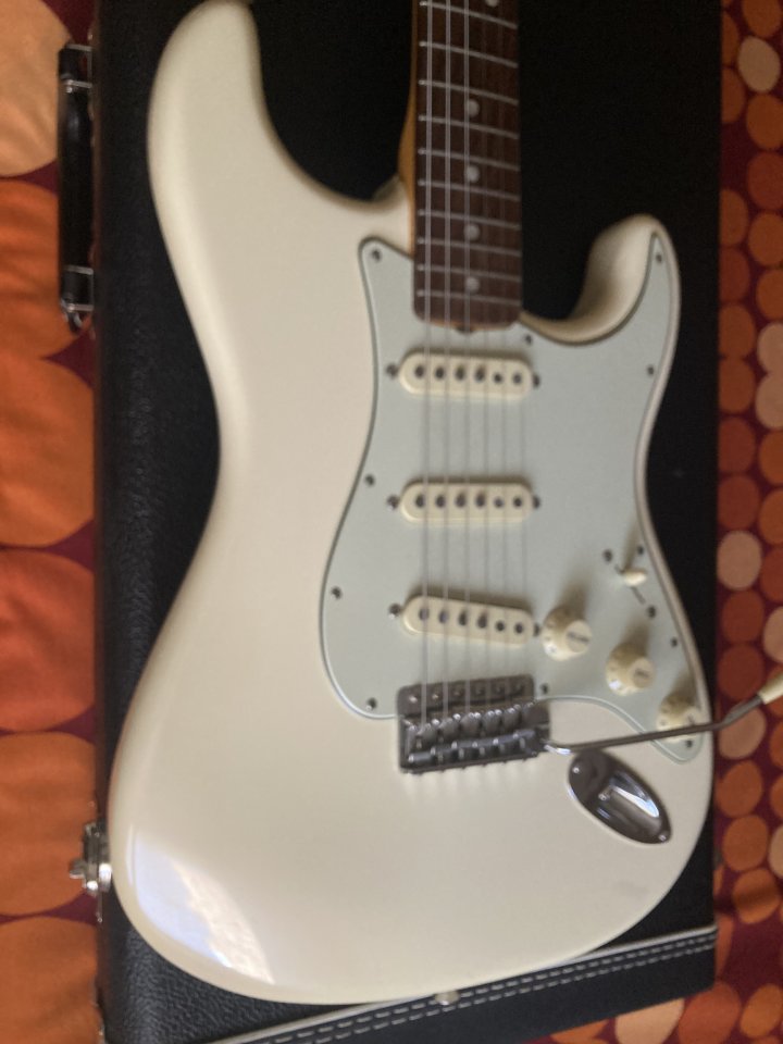 Fender Stratocaster American Original 60s en color Olympic White (OW)