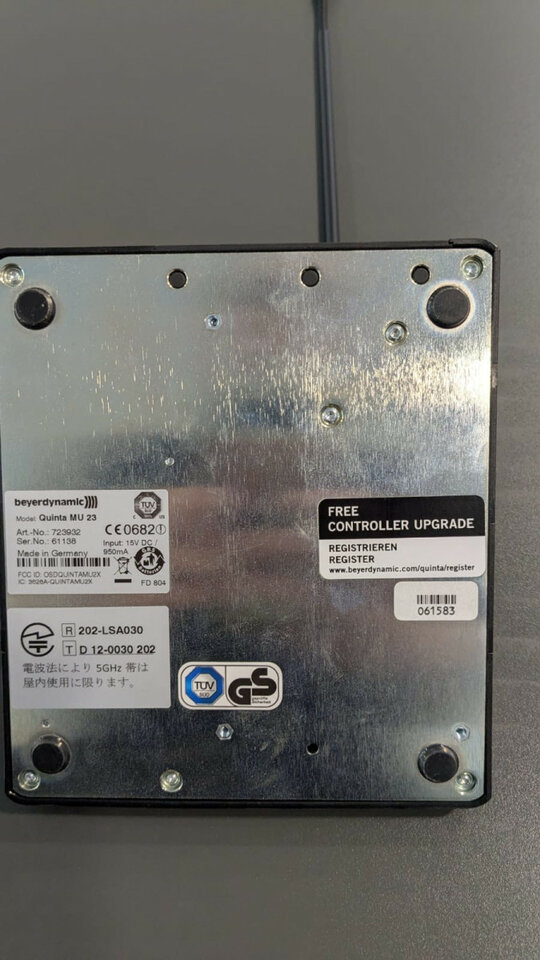 Sistema de conferencias inalámbrico BEYERDYNAMIC QUINTA