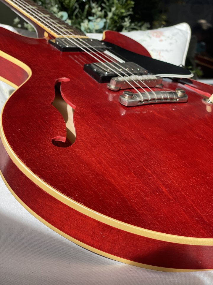 Gibson ES-335 1963 Murphy Lab M2M Cherry Authentic Aged