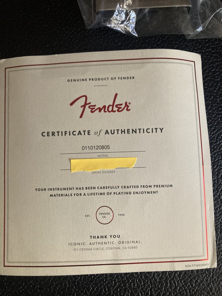 Fender Stratocaster American Original 60s en color Olympic White (OW)