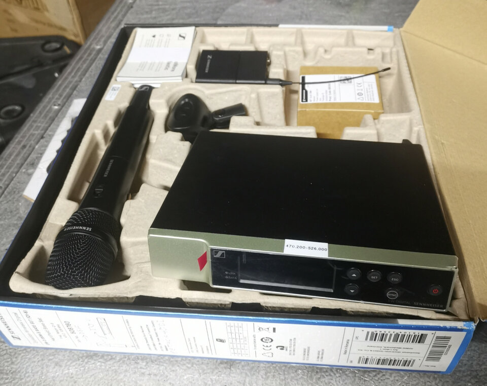 Inalambrico Sennheiser EW-D (digital) mano y petaca