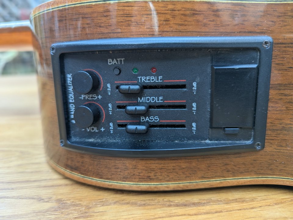 Antigua casa Núñez concierto especial cutaway preamp case