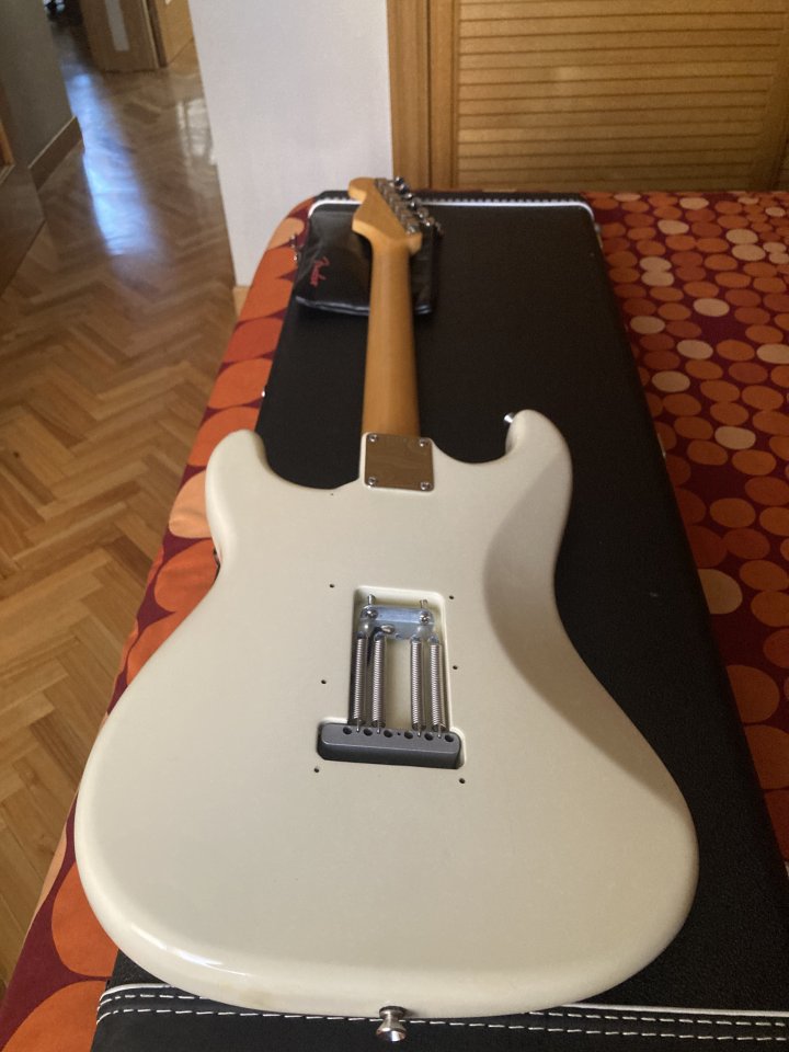 Fender Stratocaster American Original 60s en color Olympic White (OW)