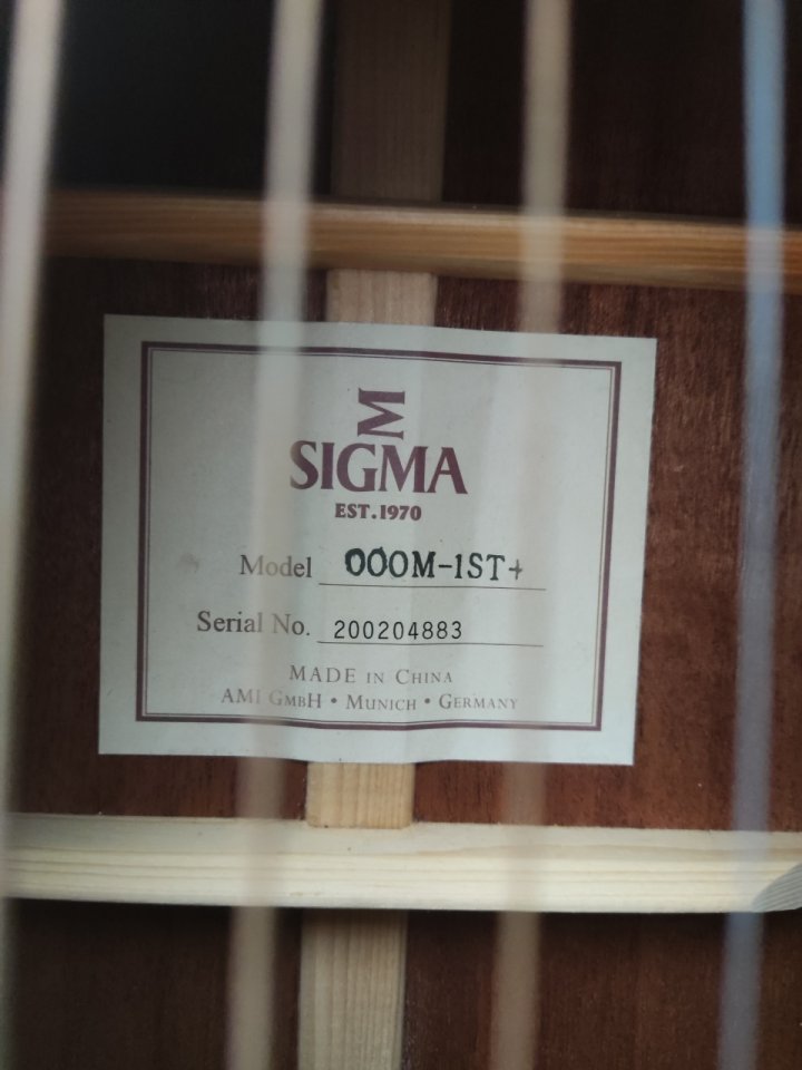 Guitarra Acústica Sigma 000M-1ST+