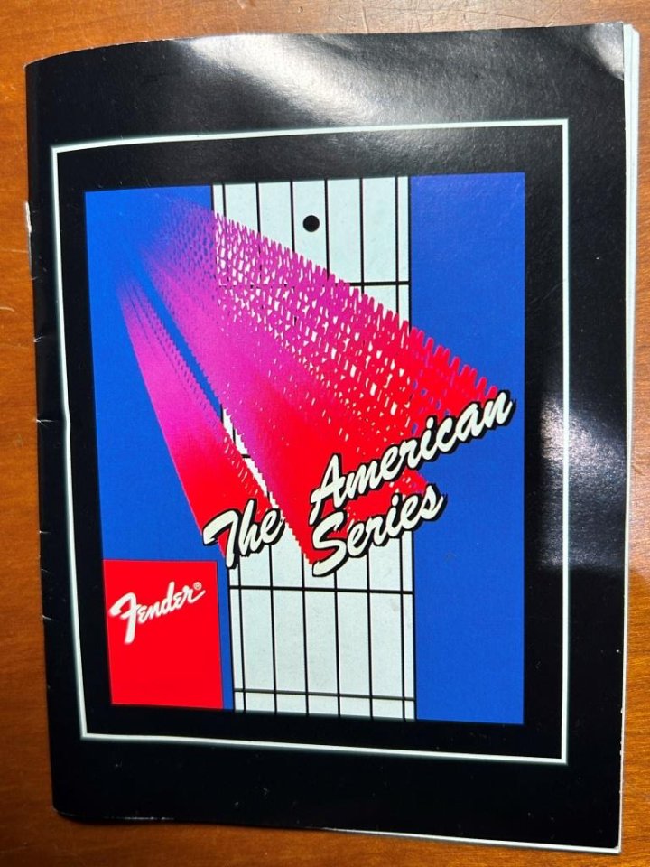 Manual de instrucciones Fender American Standard 1987