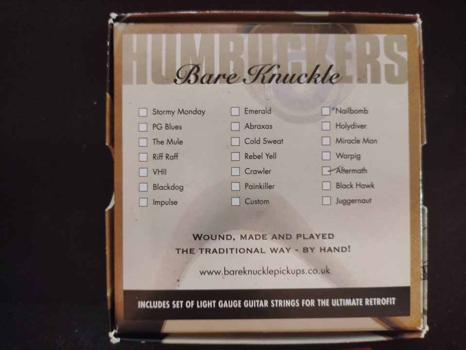 Pastilla Humbucker Bare Knuckle Aftermath de segunda mano · Foto 4 de 6 · Araba · 135 €