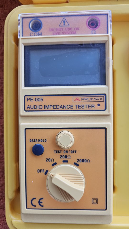 PROMAX PE-005 Medidor de impedancia audio – NUEVO SIN USO de segunda mano · Foto 2 de 4 · Cantabria · 325 €