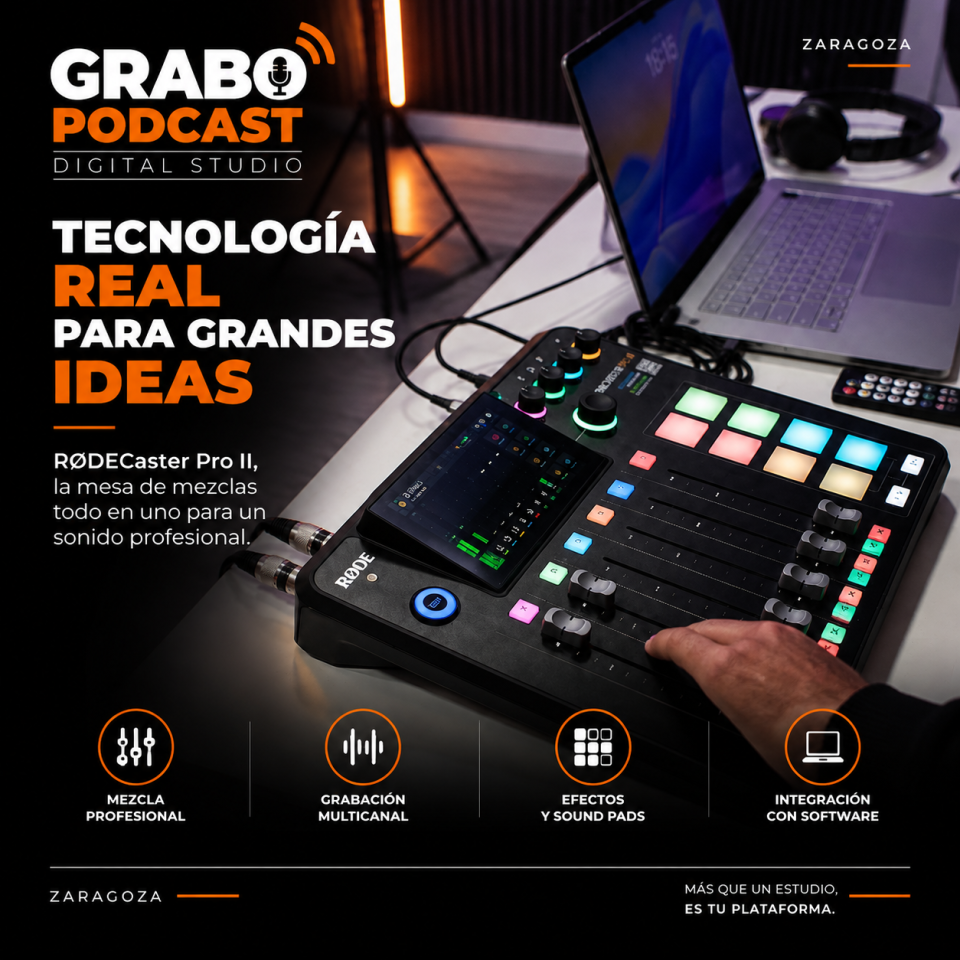 Estudio Podcast Profesional en Zaragoza | Graba, Crea, Emociona de segunda mano · Foto 3 de 8 · Zaragoza