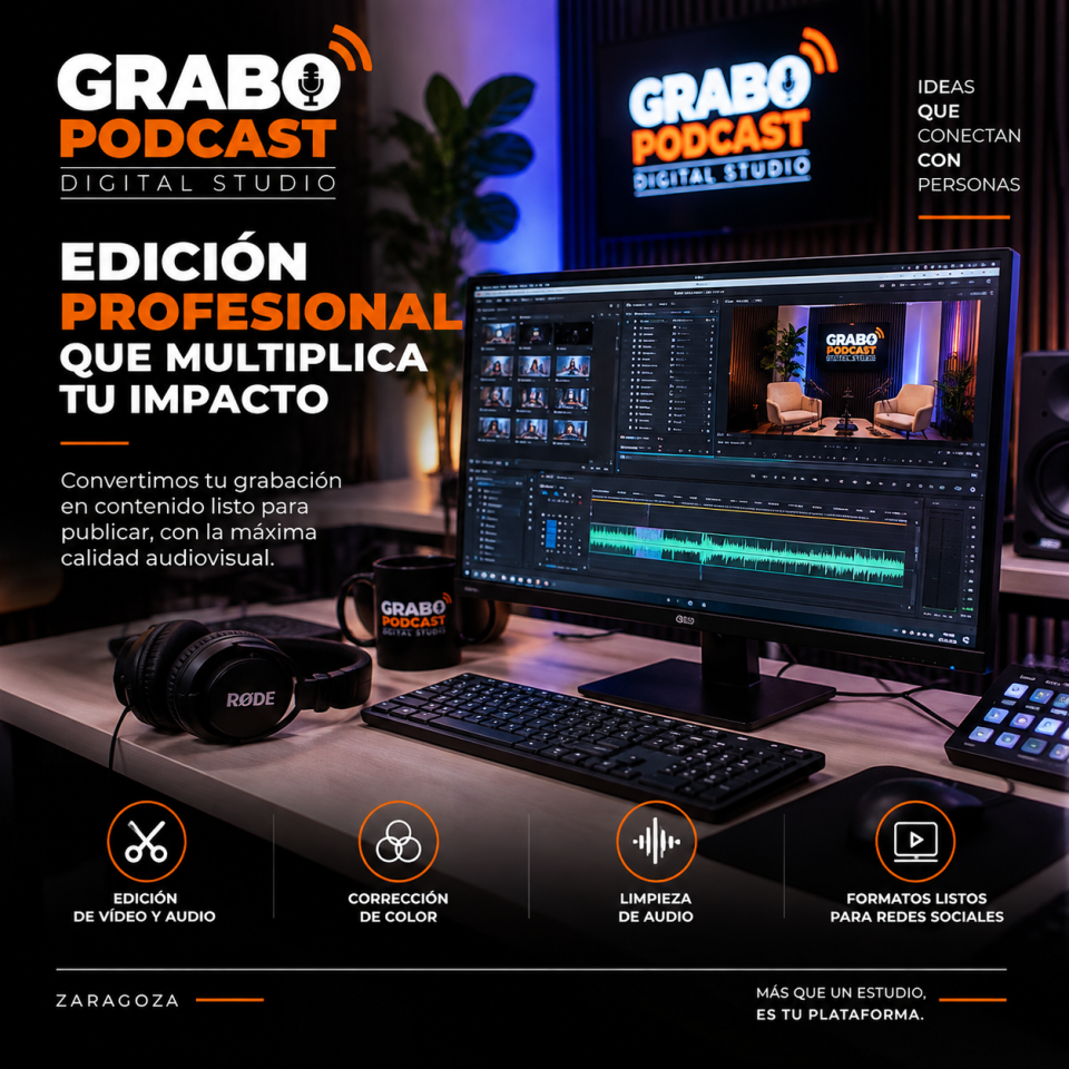 Estudio Podcast Profesional en Zaragoza | Graba, Crea, Emociona de segunda mano · Foto 4 de 8 · Zaragoza