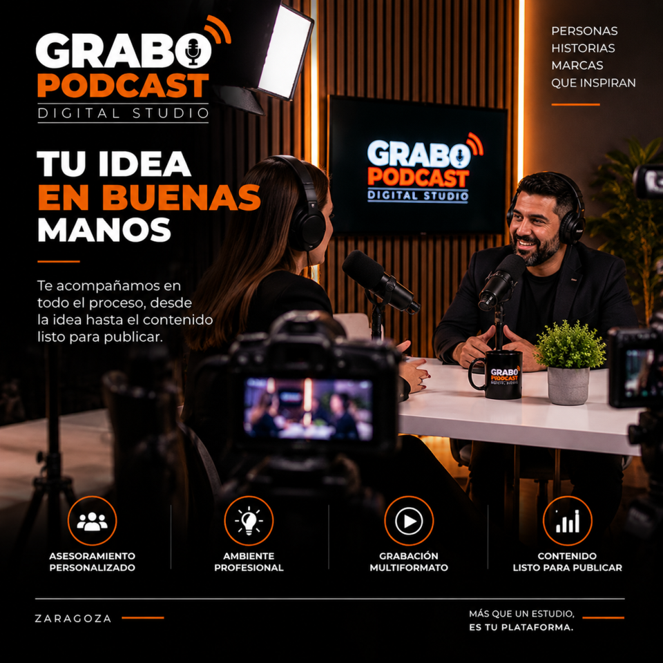 Estudio Podcast Profesional en Zaragoza | Graba, Crea, Emociona de segunda mano · Foto 5 de 8 · Zaragoza