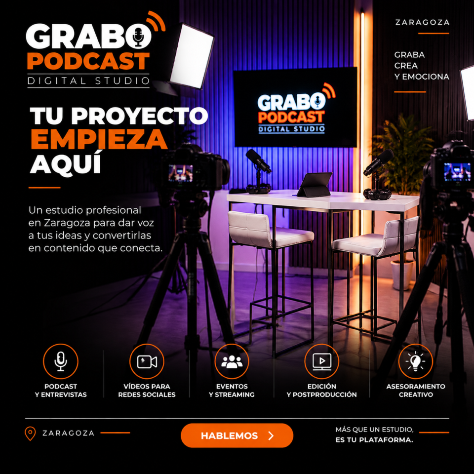 Estudio Podcast Profesional en Zaragoza | Graba, Crea, Emociona de segunda mano · Foto 6 de 8 · Zaragoza