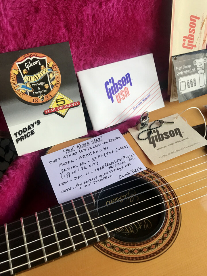 Gibson Chet Atkins CE Nylon 1988 Natural
