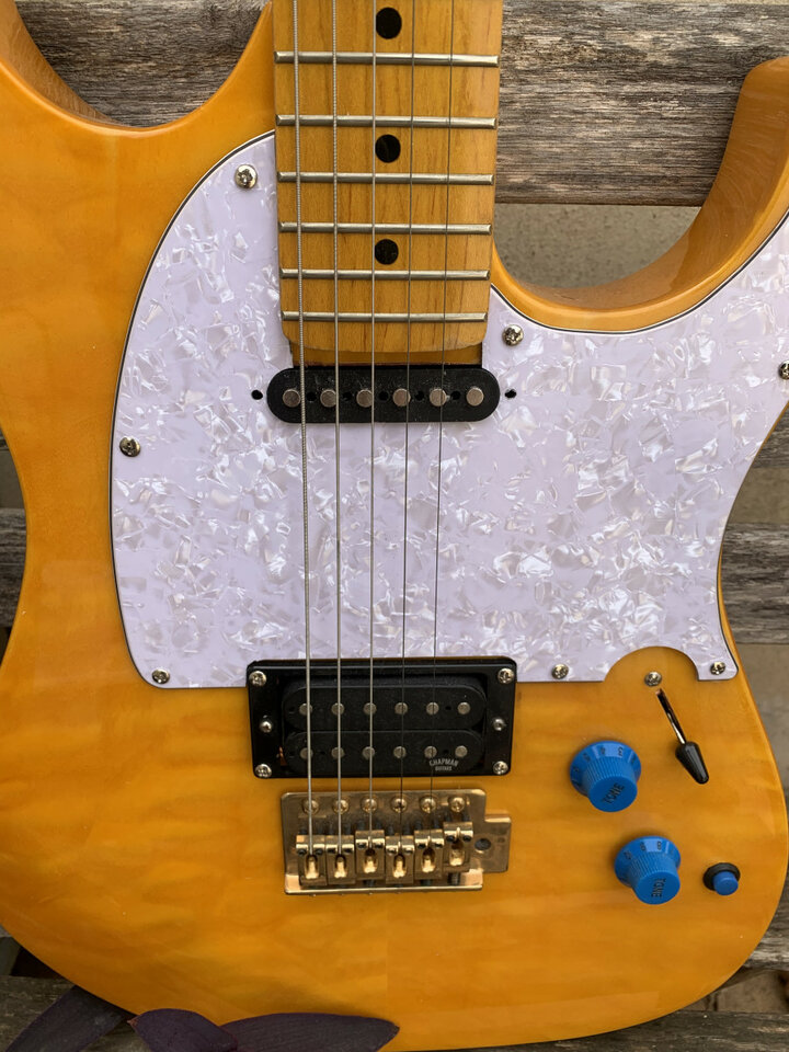 Guitarra con pastilla Chapman