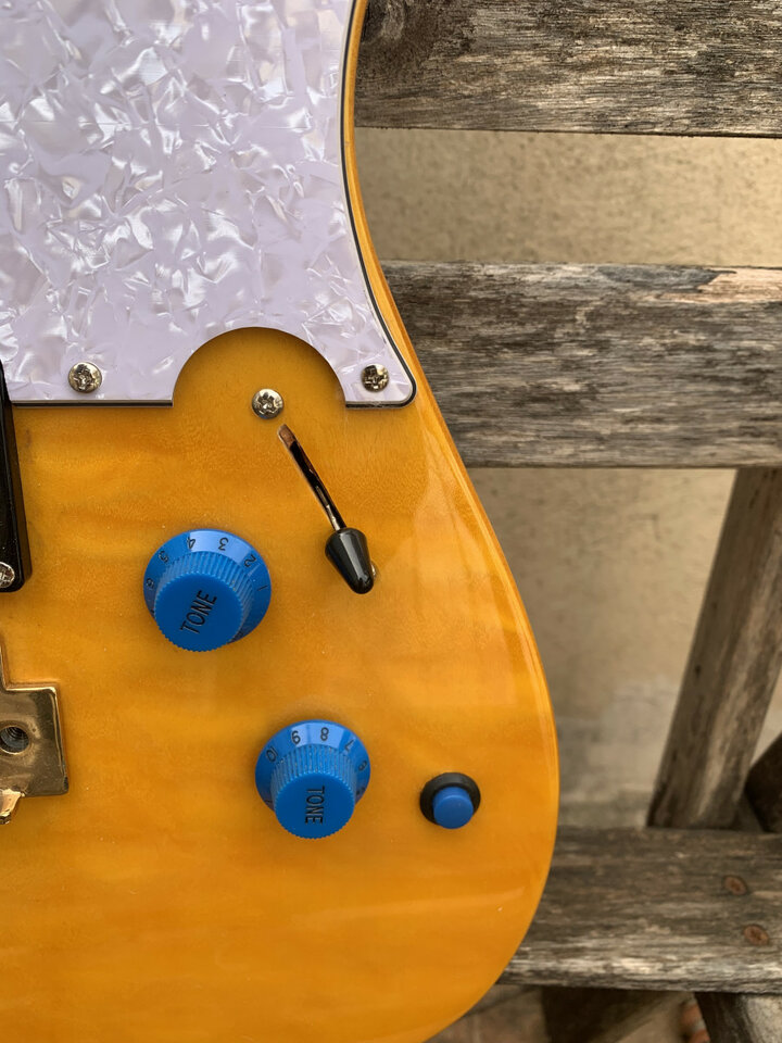 Guitarra con pastilla Chapman