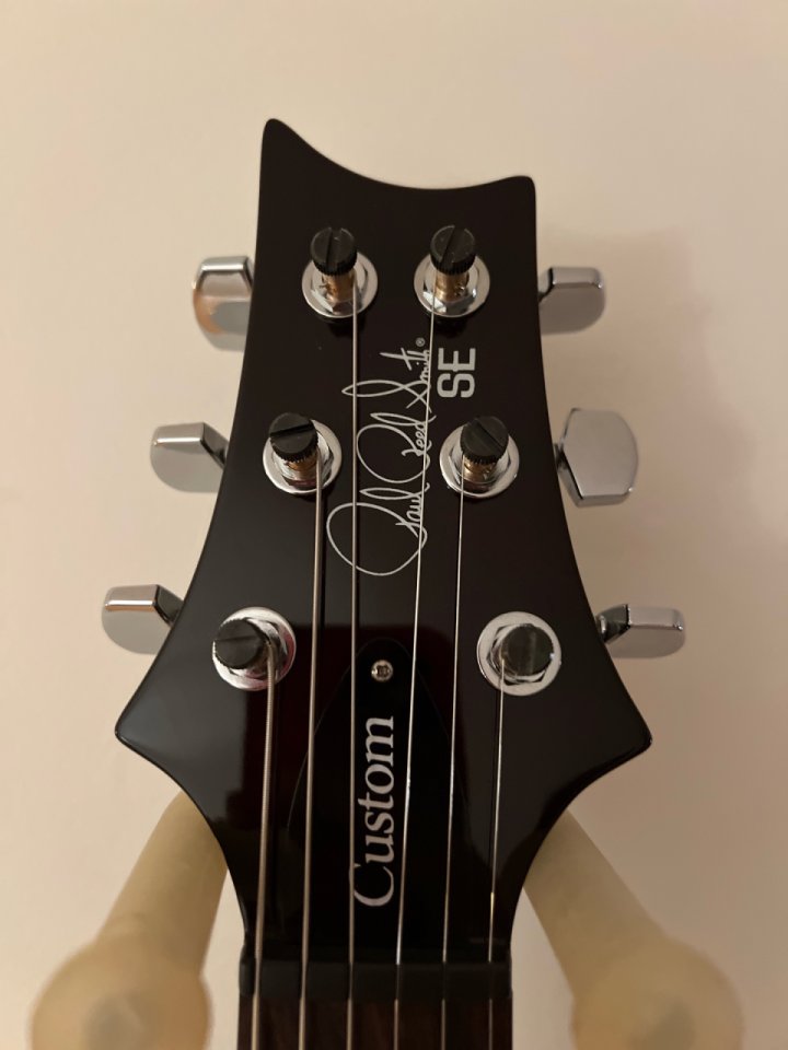 PRS SE Custom 24 Orange Tiger Smokeburst LIMITED + clavijeros PRS locking