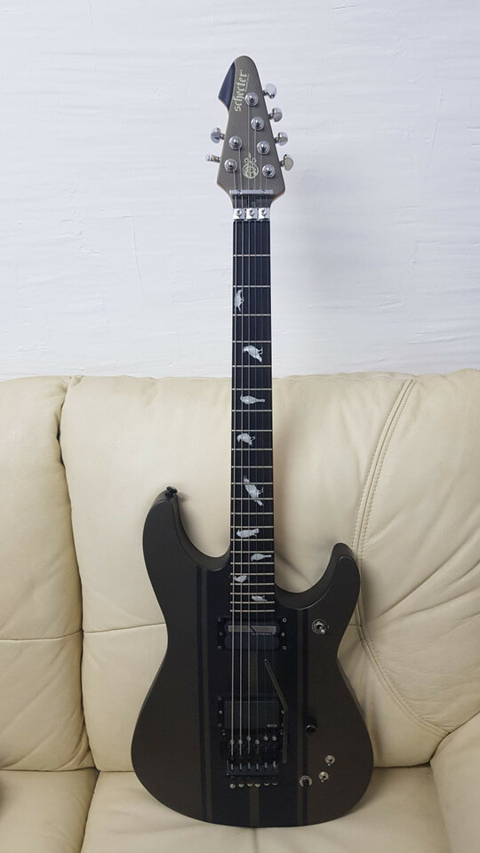 Schecter DJ Ashba signature - Carbon Grey