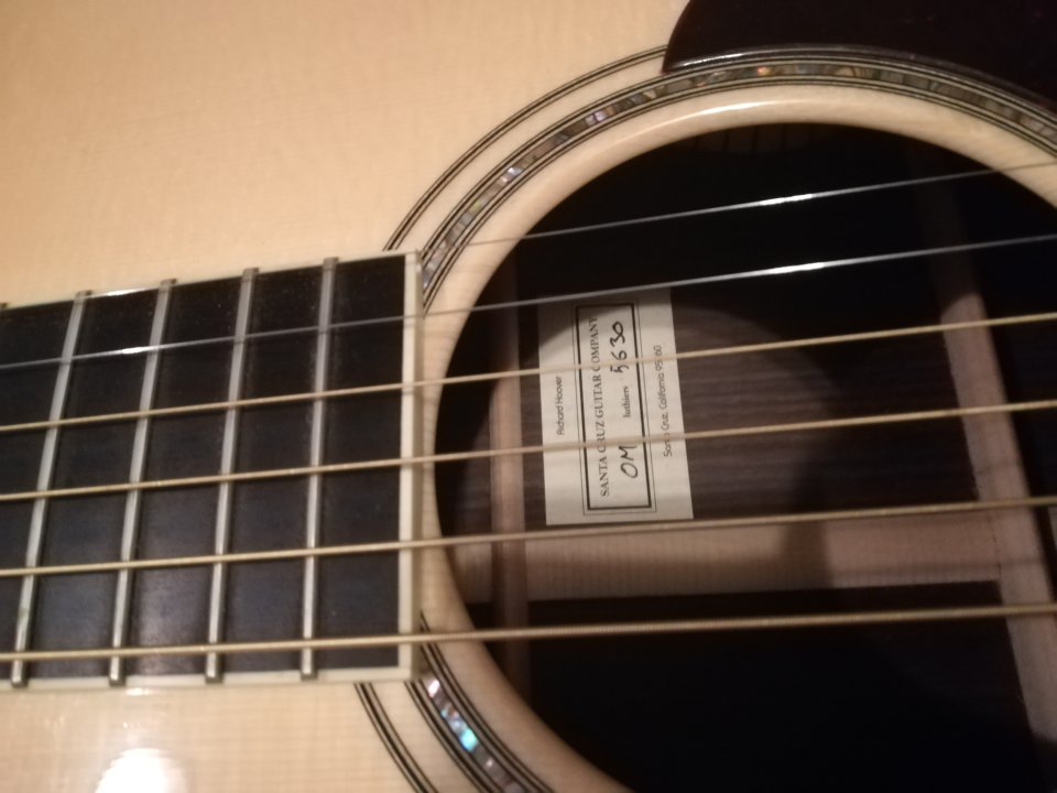 Acústica Santa Cruz OM por Gibson R9 o R8 de segunda mano · Foto 10 de 10 · Valencia