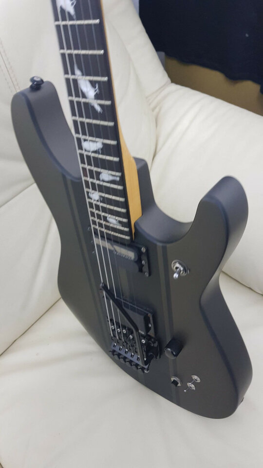 Schecter DJ Ashba signature - Carbon Grey