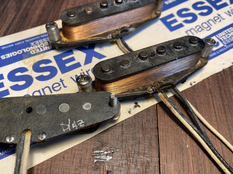 Pastillas Stratocaster NOS 1962 Old Stevie’s Ray