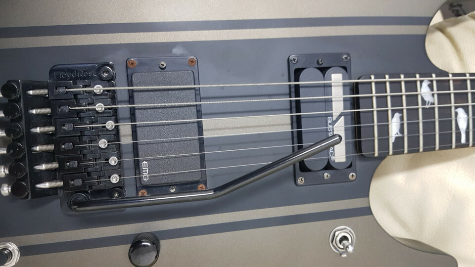 Schecter DJ Ashba signature - Carbon Grey