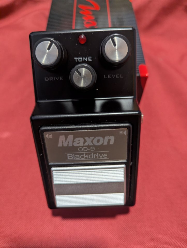 Maxon Sd-9 blackdrive overdrive Coleccionista SIN USAR