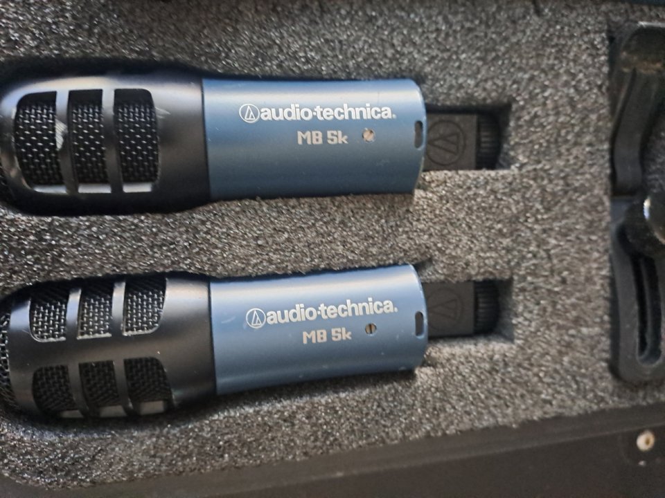 Kit De Microfonia Completa Para Bateria Audio-Technica MBk