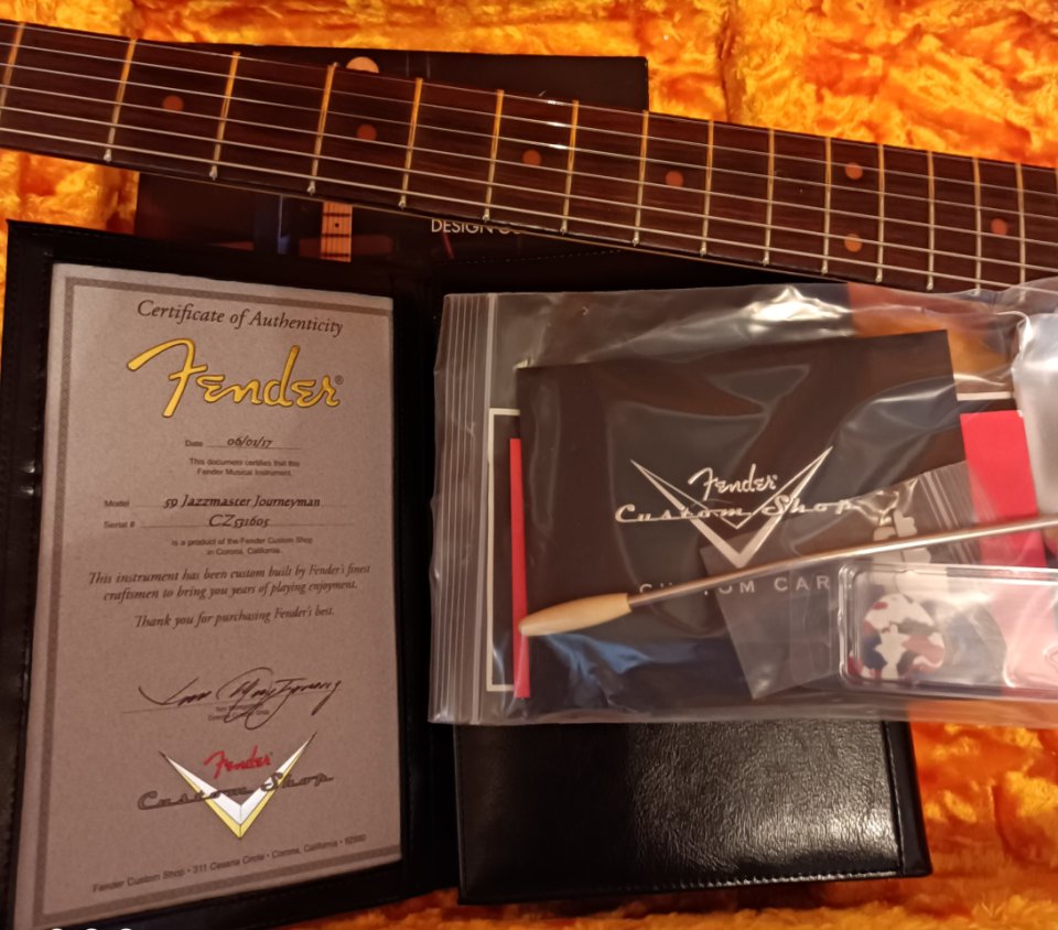 Fender Jazzmaster 1959 Journeyman Black Relic CS