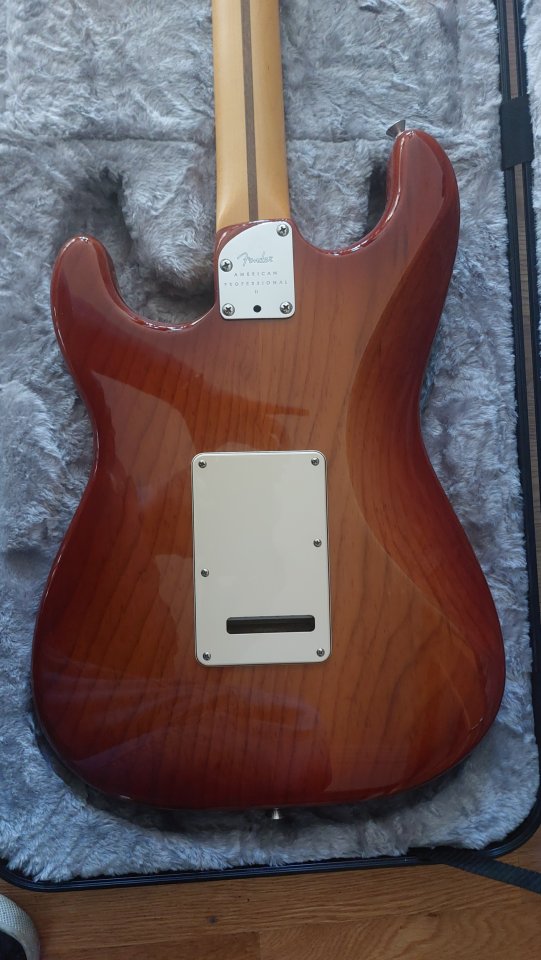 Fender Stratocaster American Professional II HSS MP Sienna Sunburst de segunda mano · Foto 8 de 8 · Palencia · 1600 €